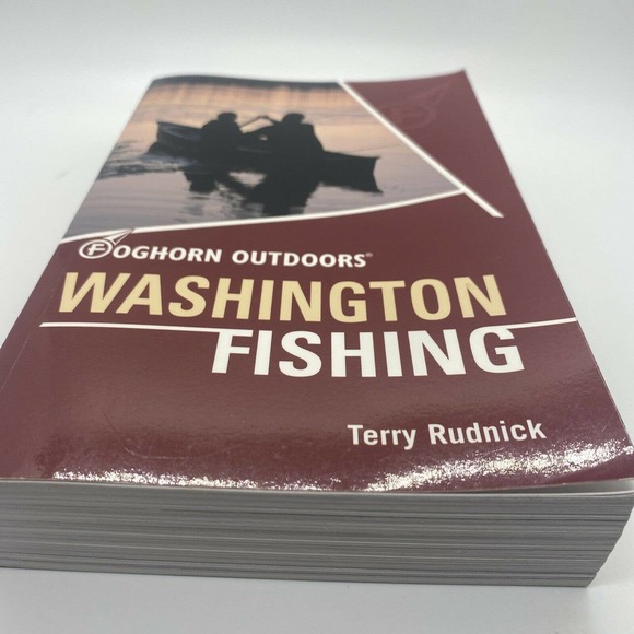 Foghorn Outdoors Washington Fishing Paperback Book by Terry Rudnick - Picture 10 of 10